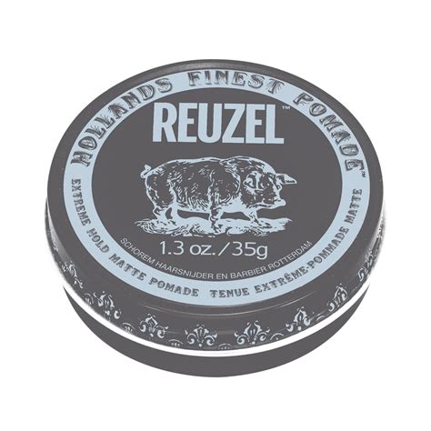 REUZEL 灰豬極強水泥級無光澤髮蠟 .